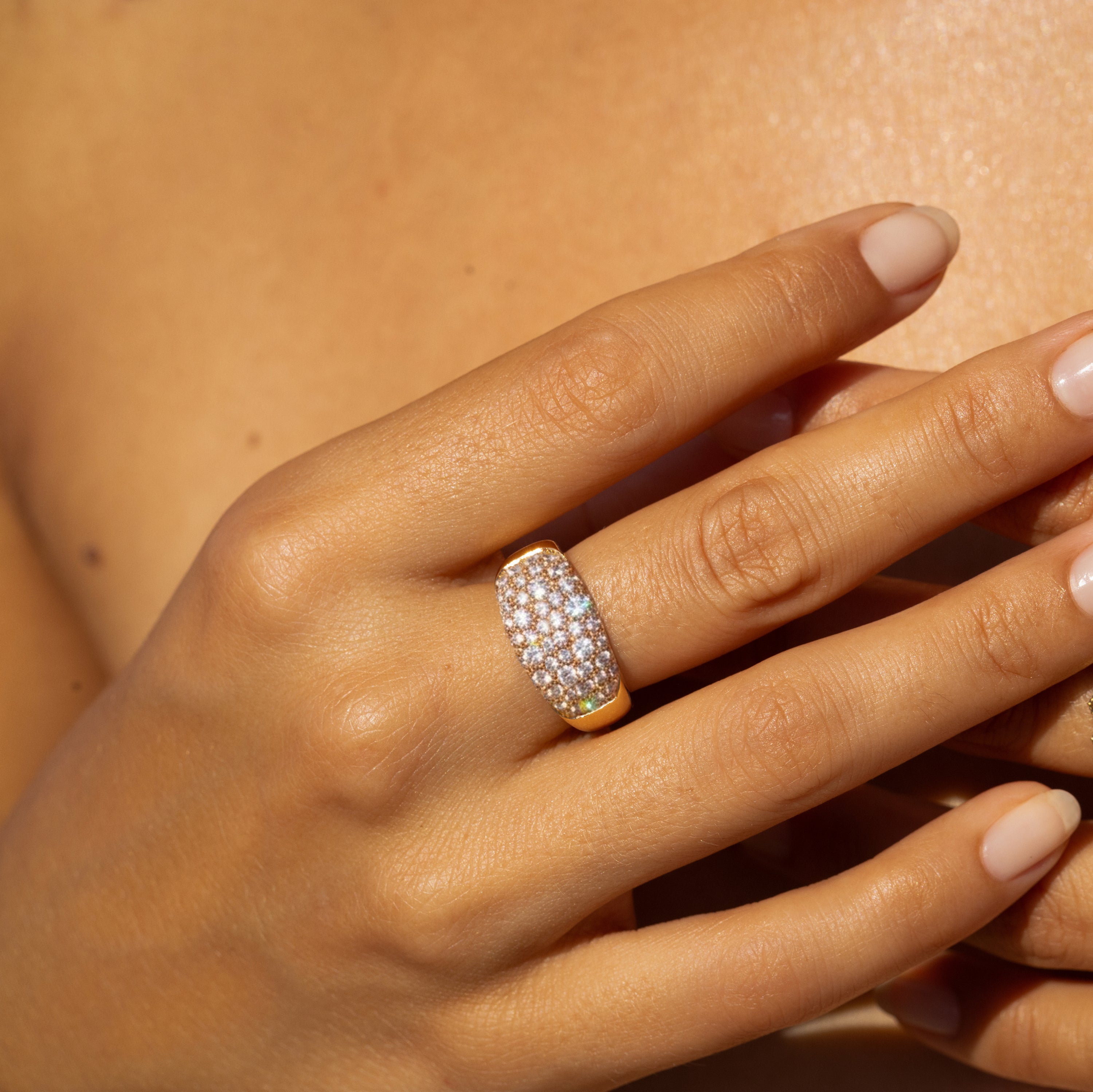Bague Cocktail n°3, Or, Diamants