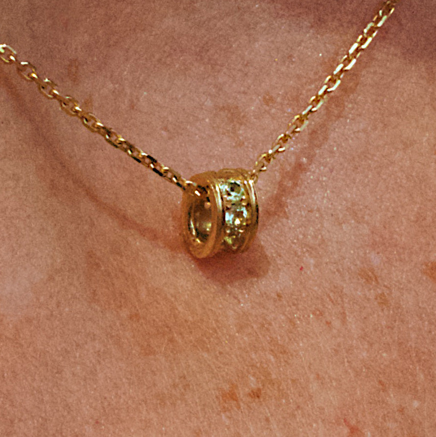 Collier “Gramme”, Or Jaune, Péridot