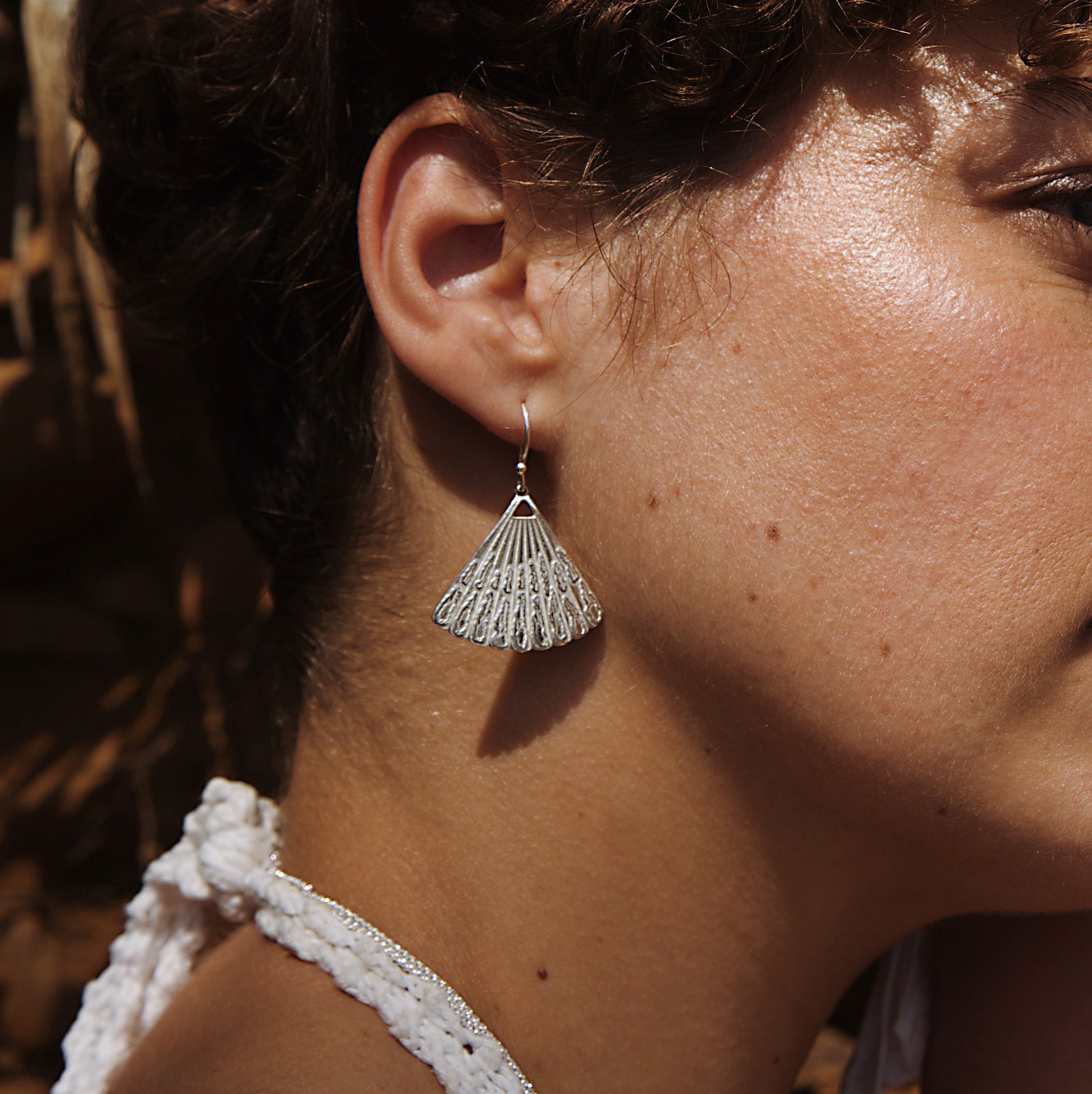 Boucles “Licmophora”, Argent