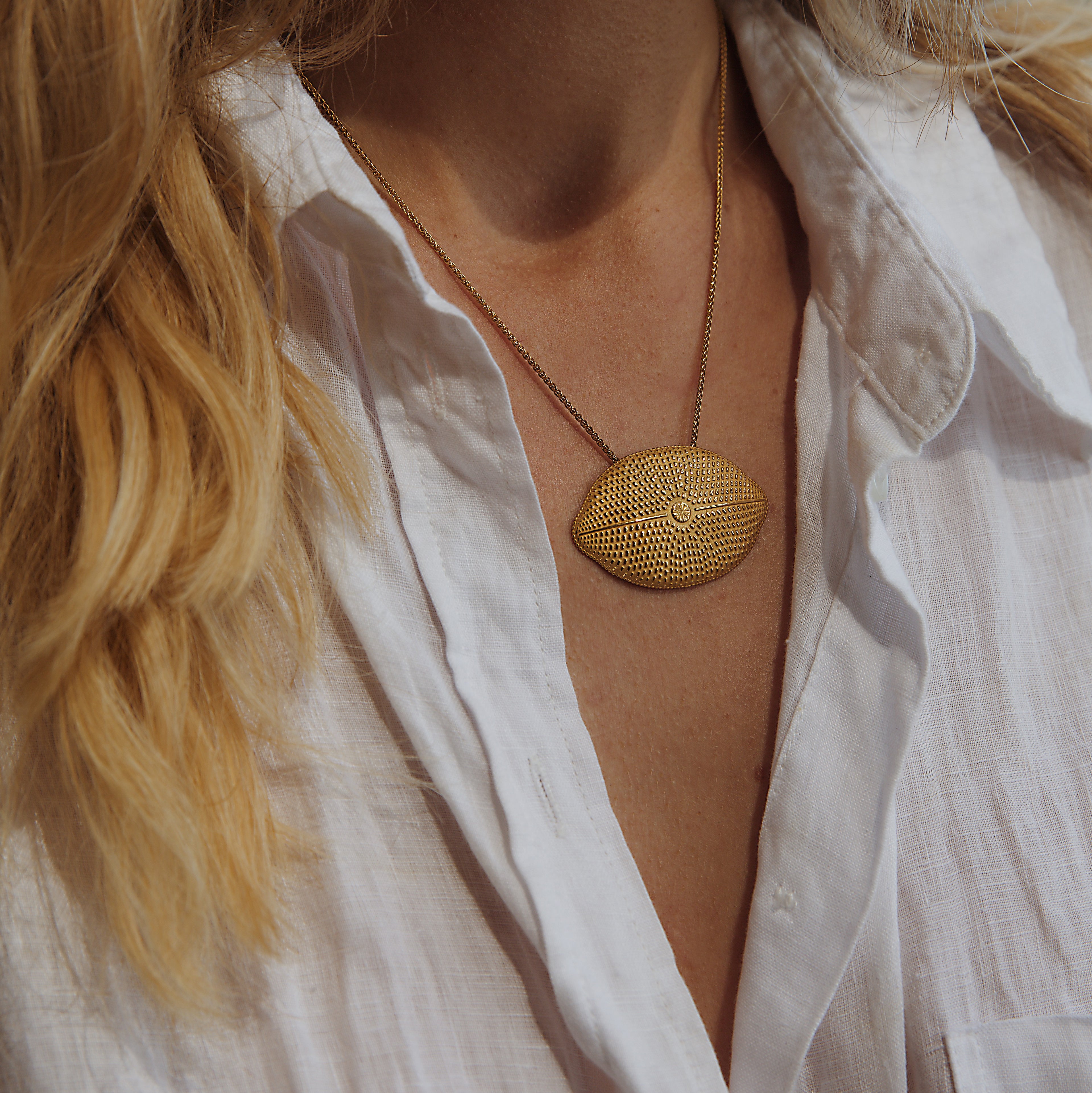 Collier “Petroneis”, Argent Plaqué Or
