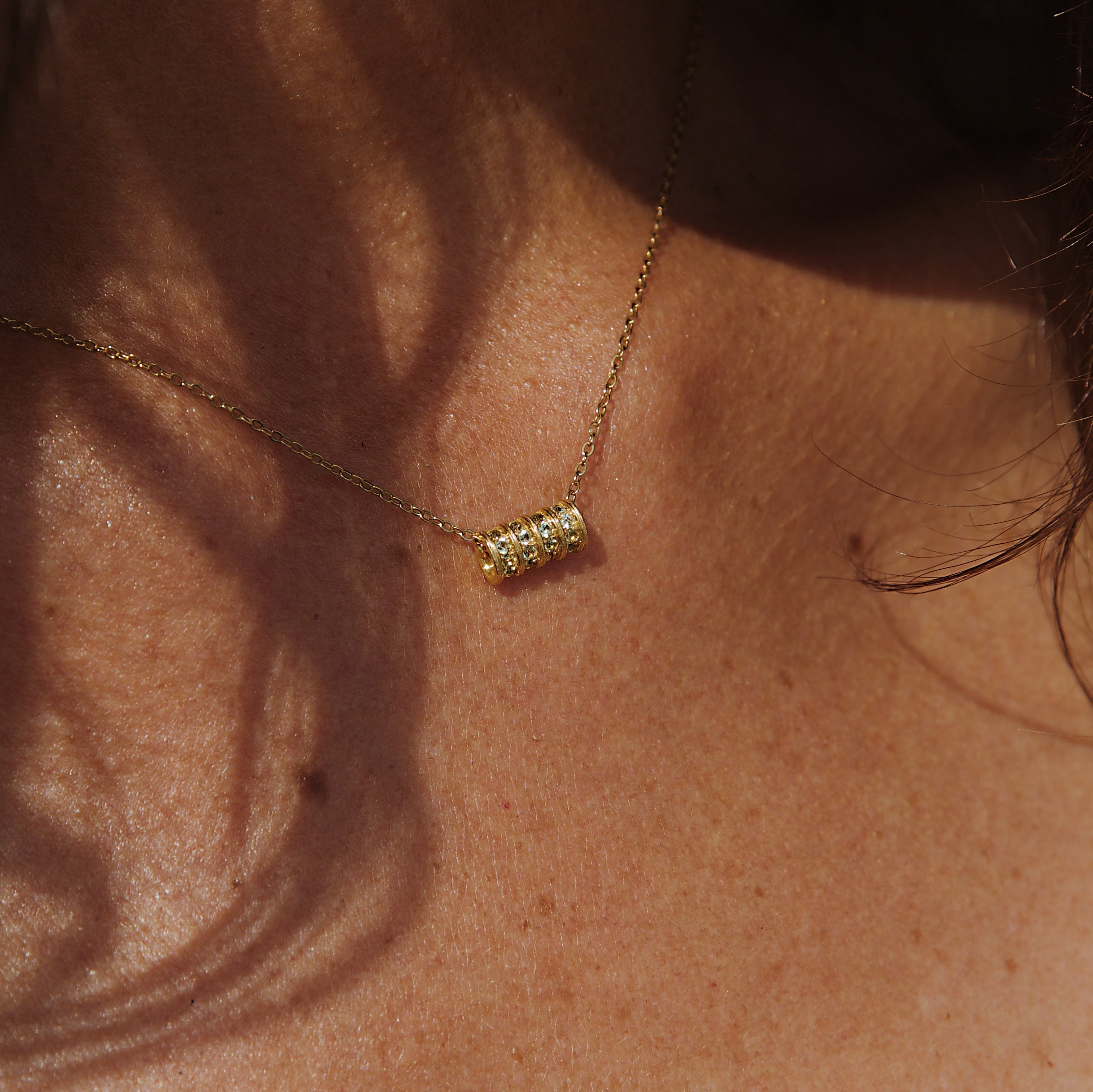 Collier “4 Grammes”, Or Jaune, Péridots