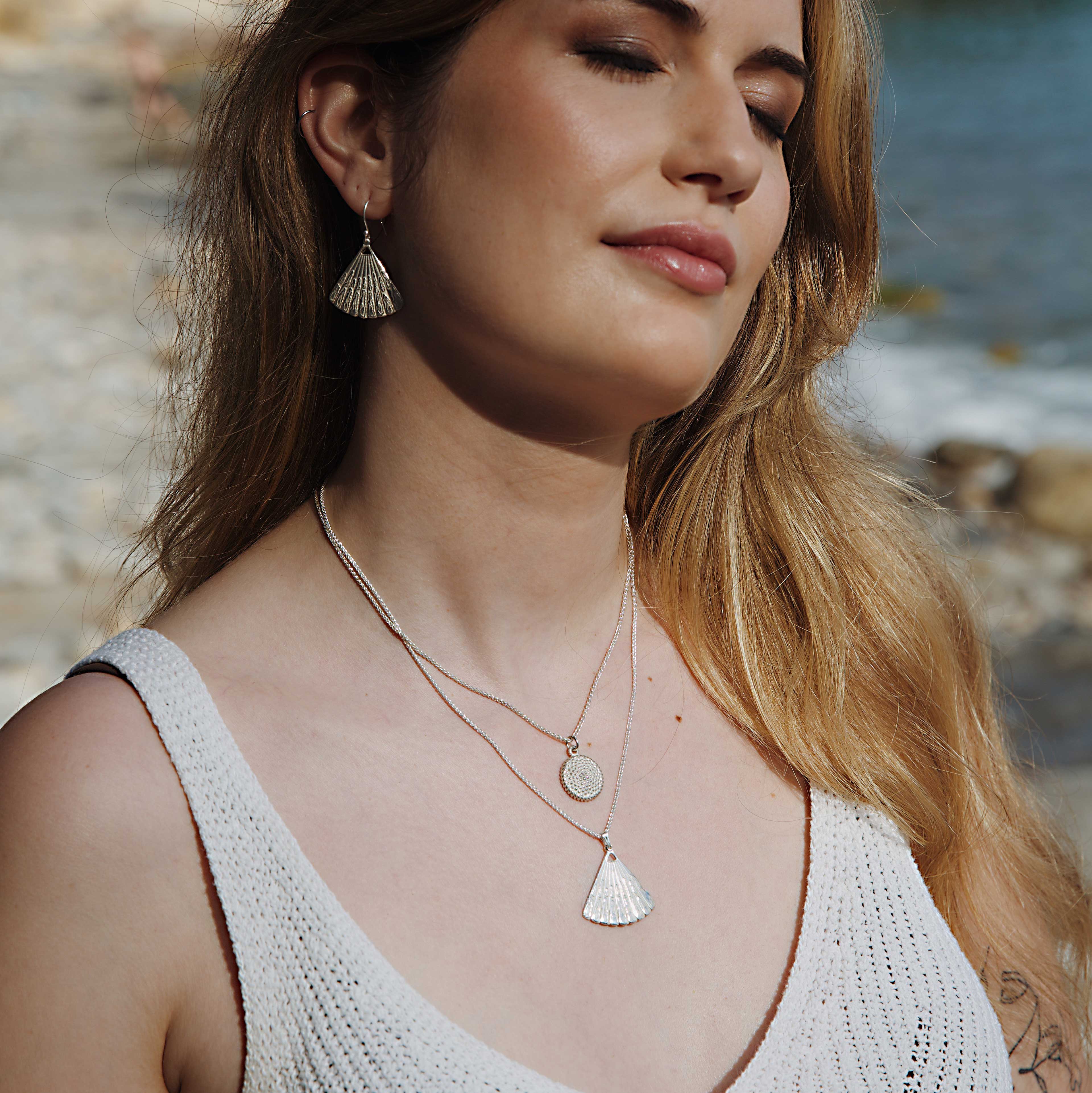Collier “Licmophora”, Argent