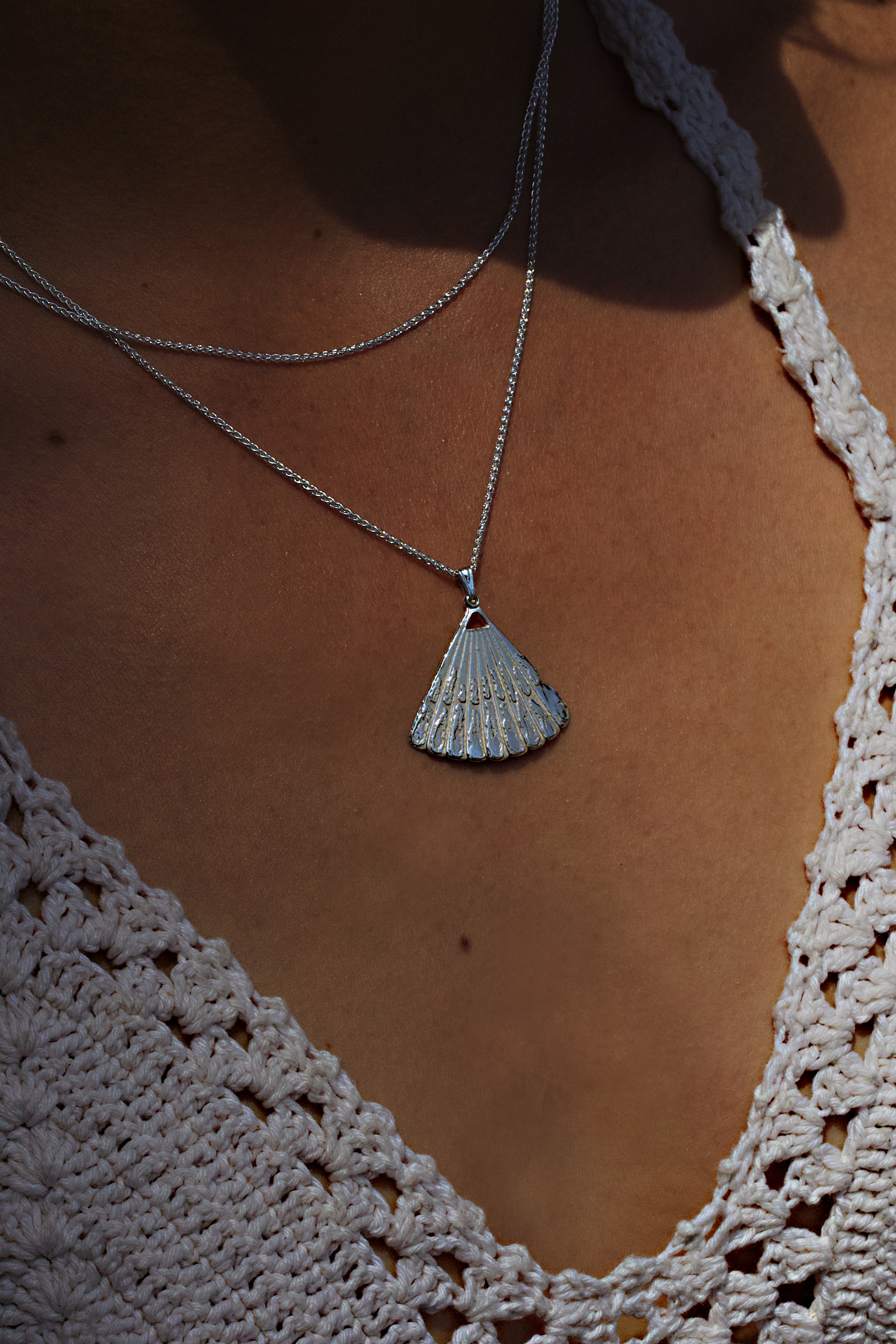 Collier “Licmophora”, Argent