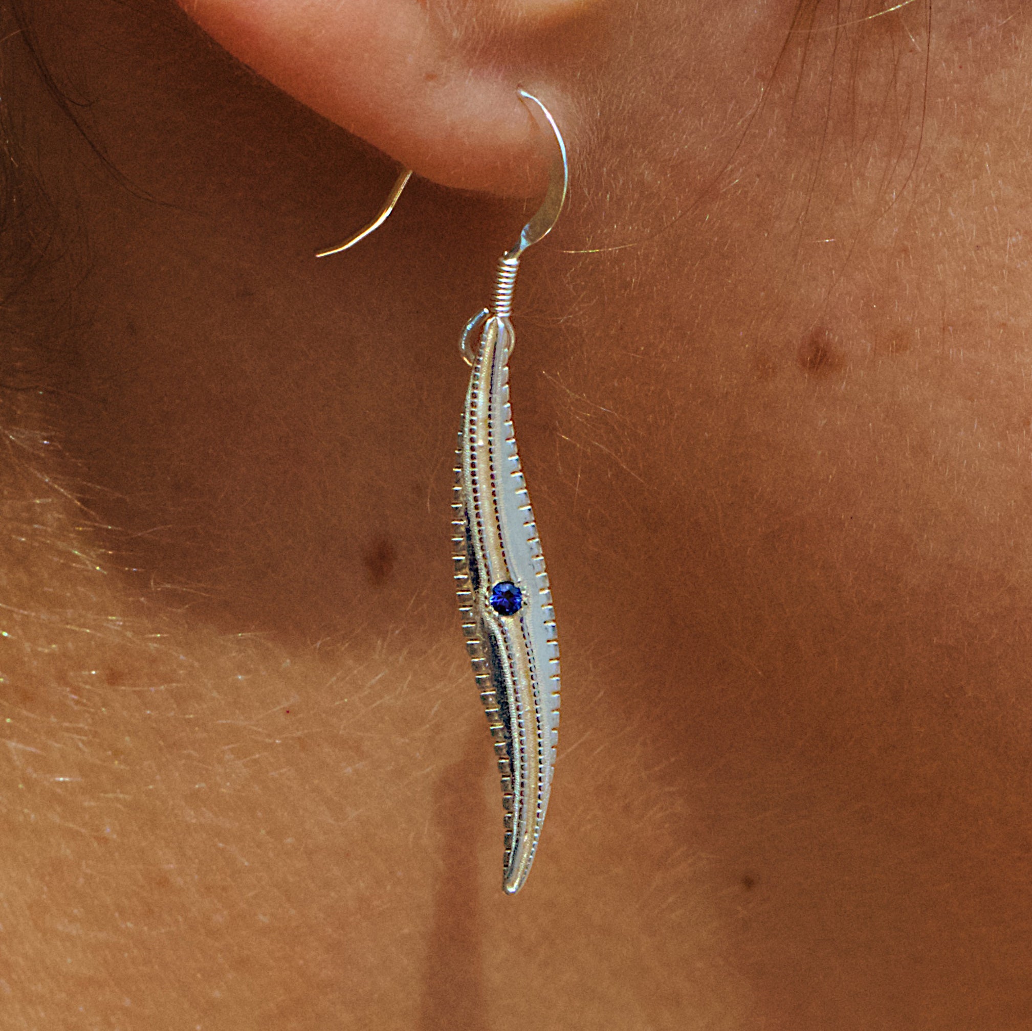Boucles “Littoral”, Argent