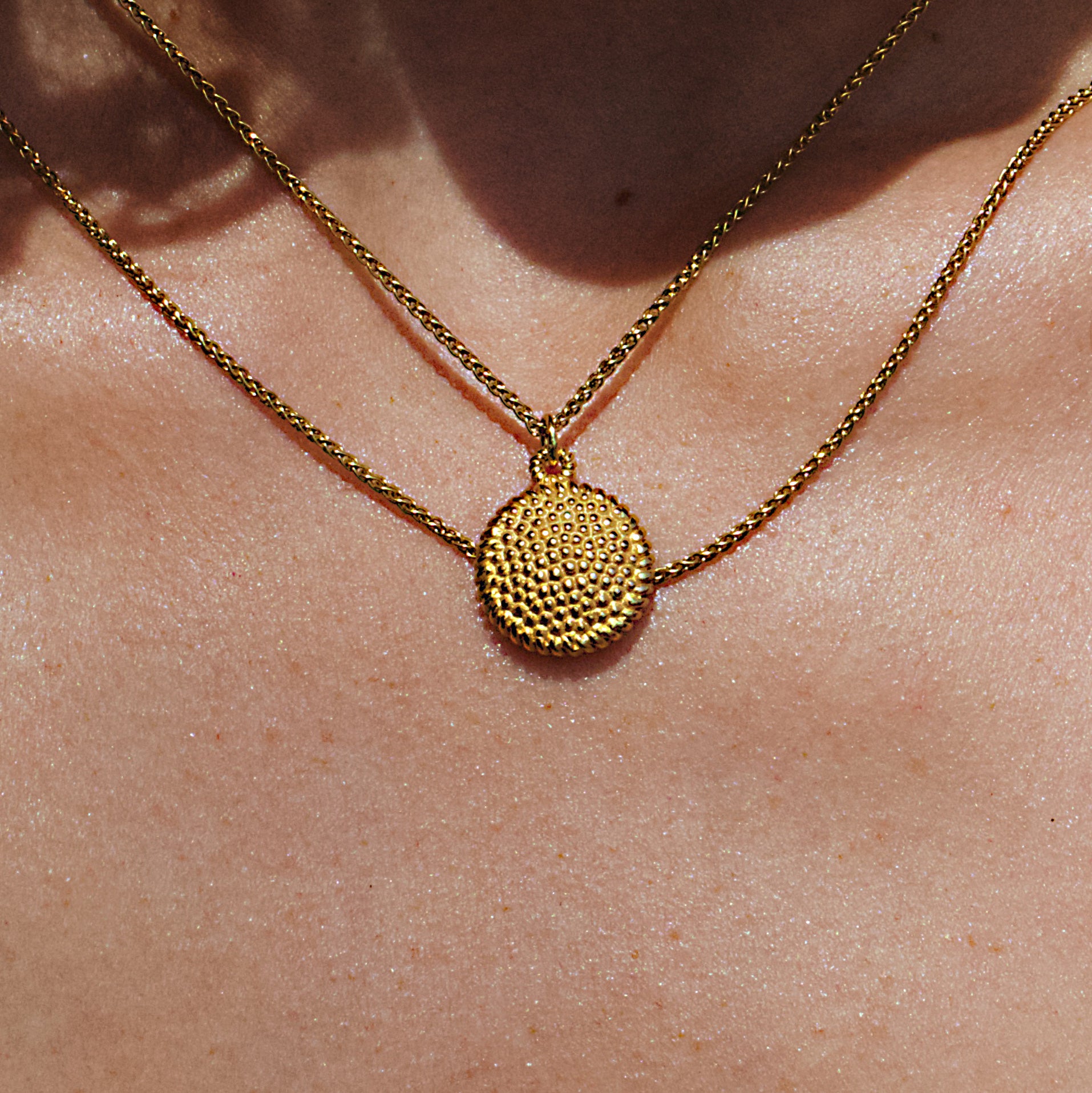 Collier “Petit Iridis”, Argent Plaqué Or