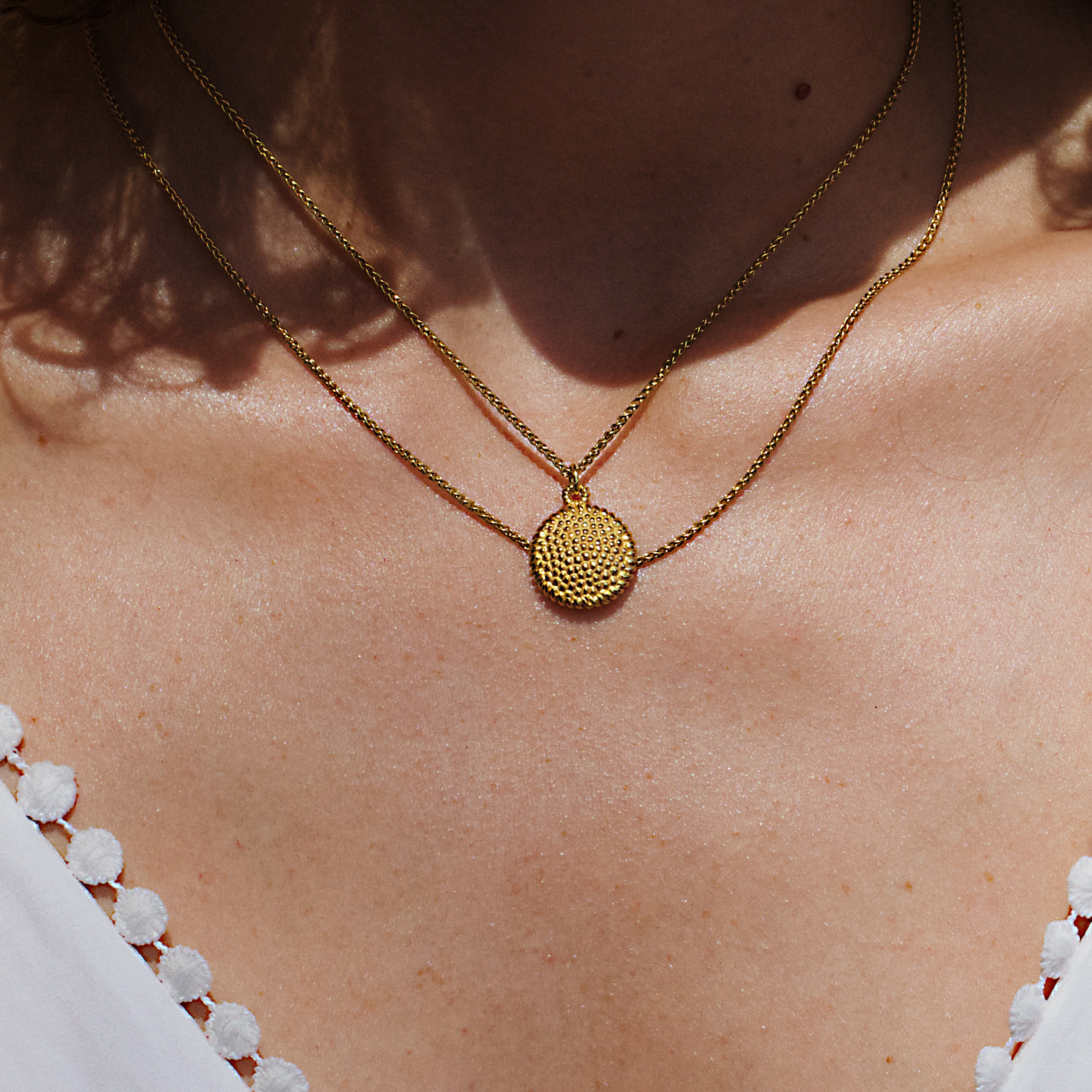 Collier “Petit Iridis”, Argent Plaqué Or