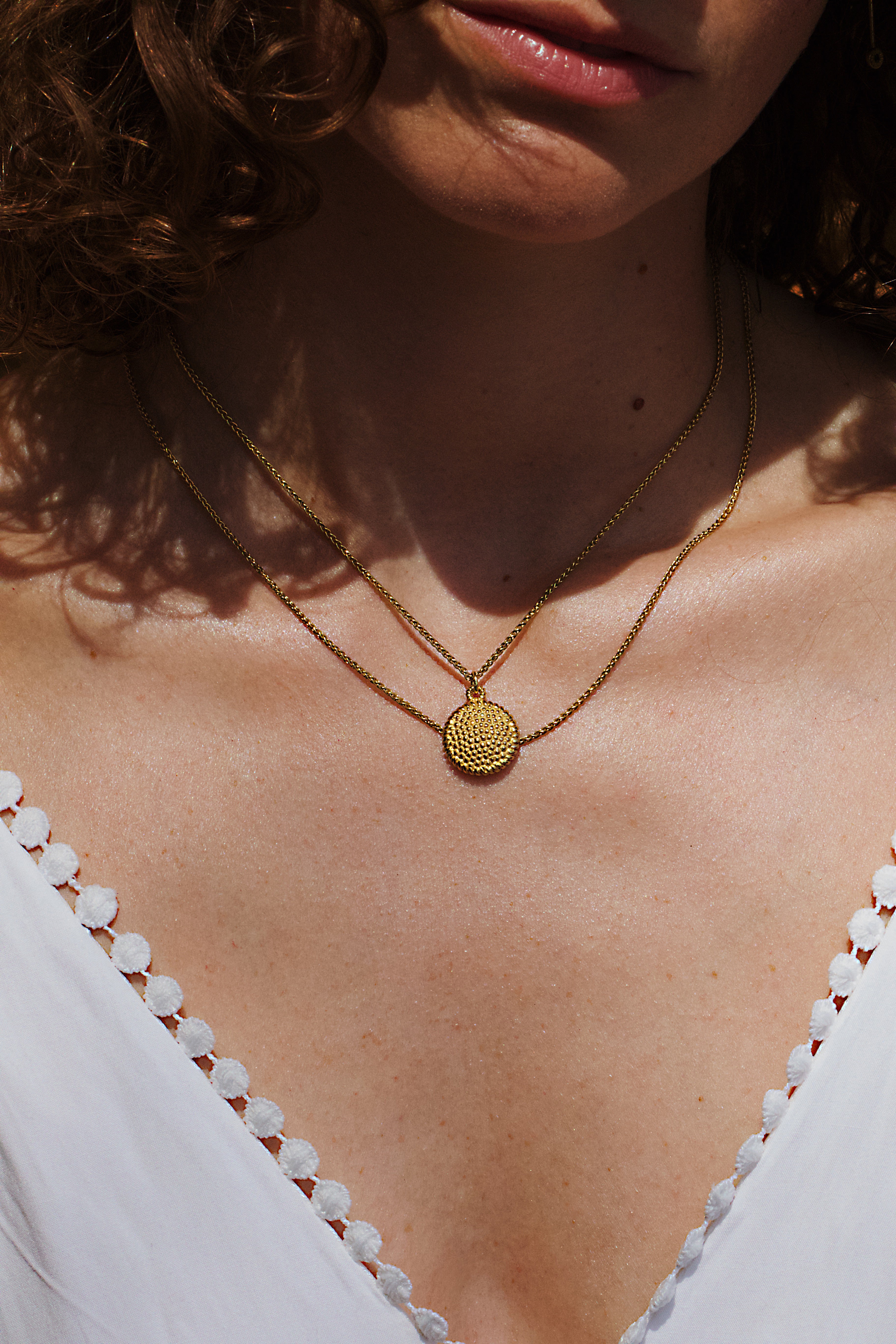 Collier “Petit Iridis”, Argent Plaqué Or