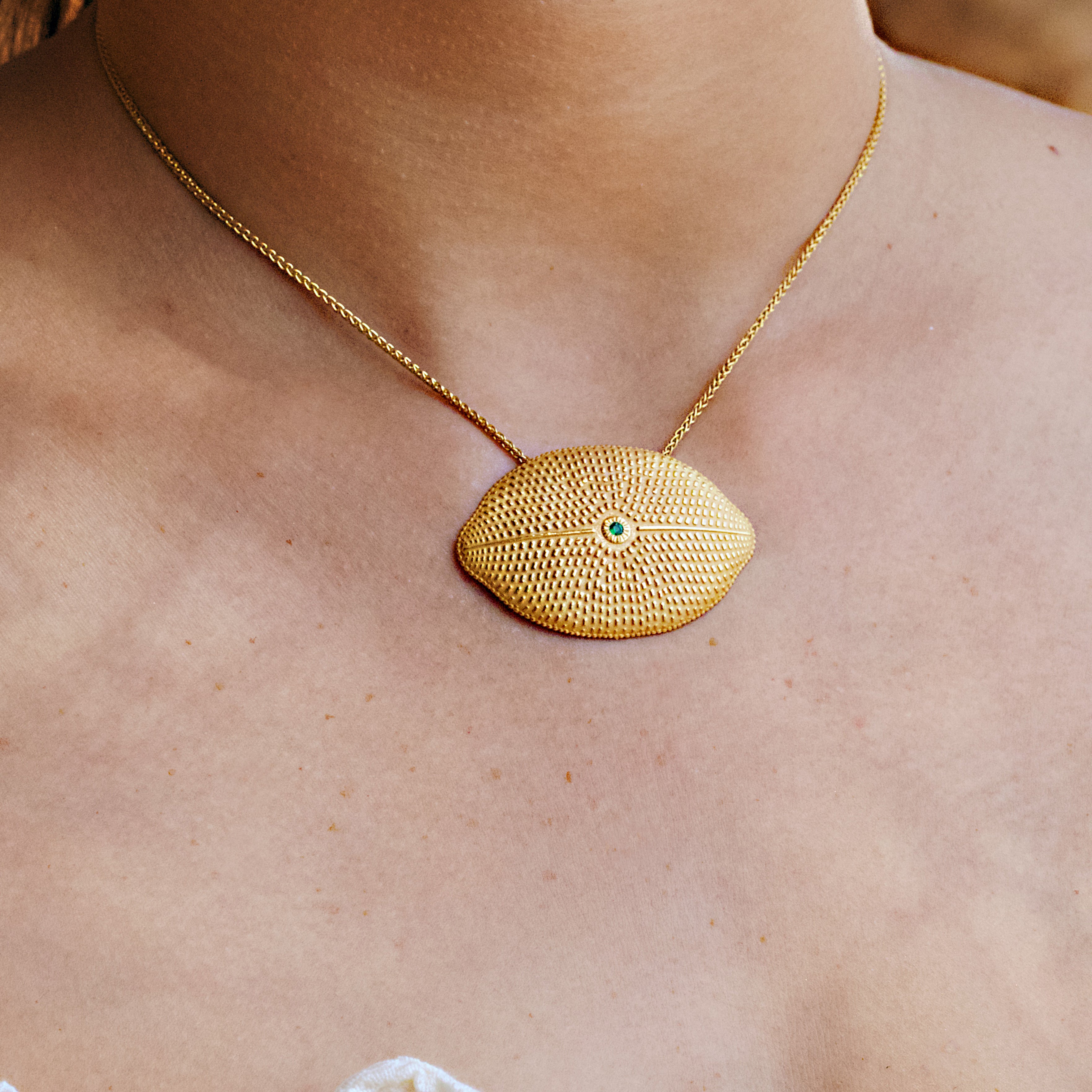 Collier “Petroneis”, Argent Plaqué Or