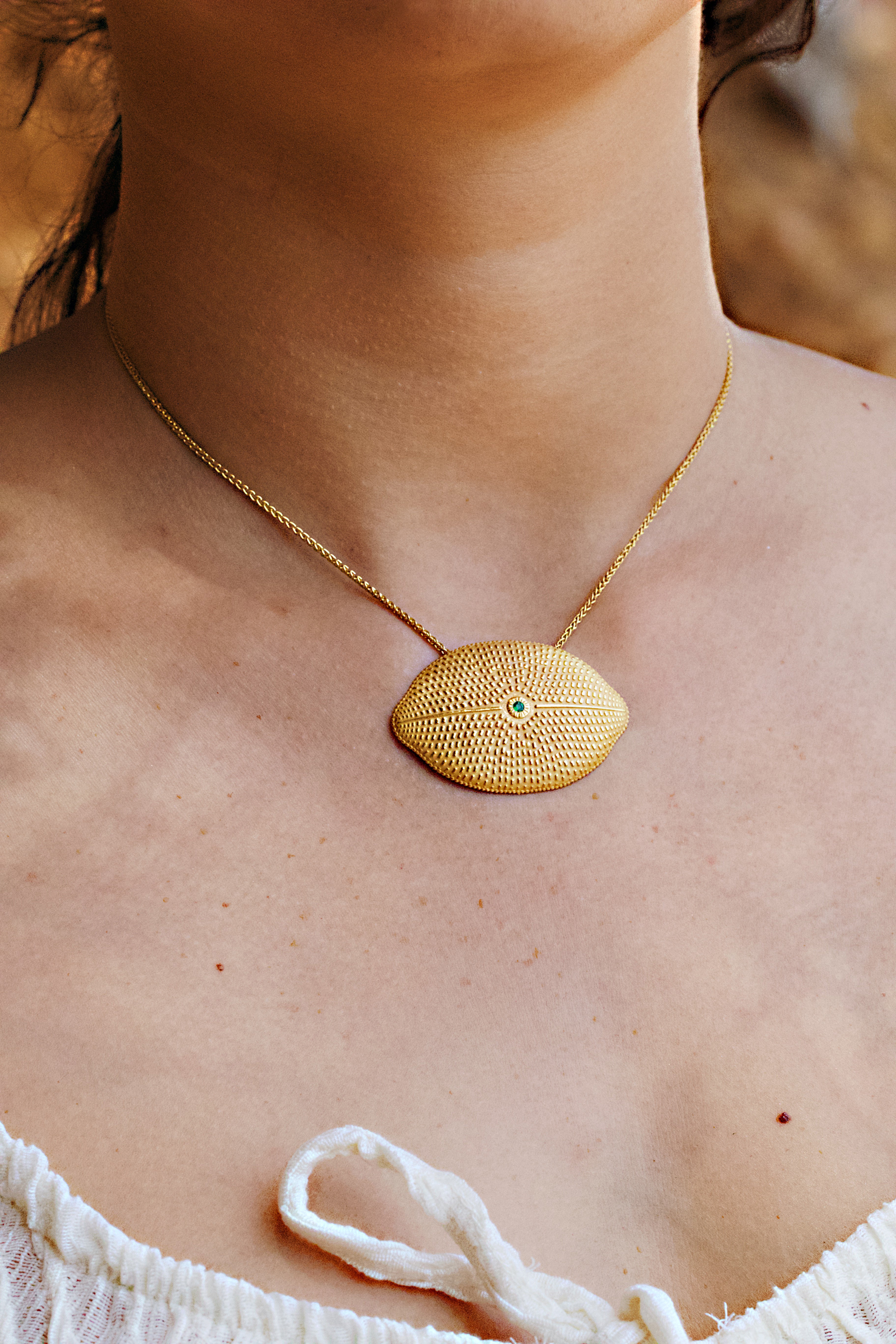 Collier “Petroneis”, Argent Plaqué Or