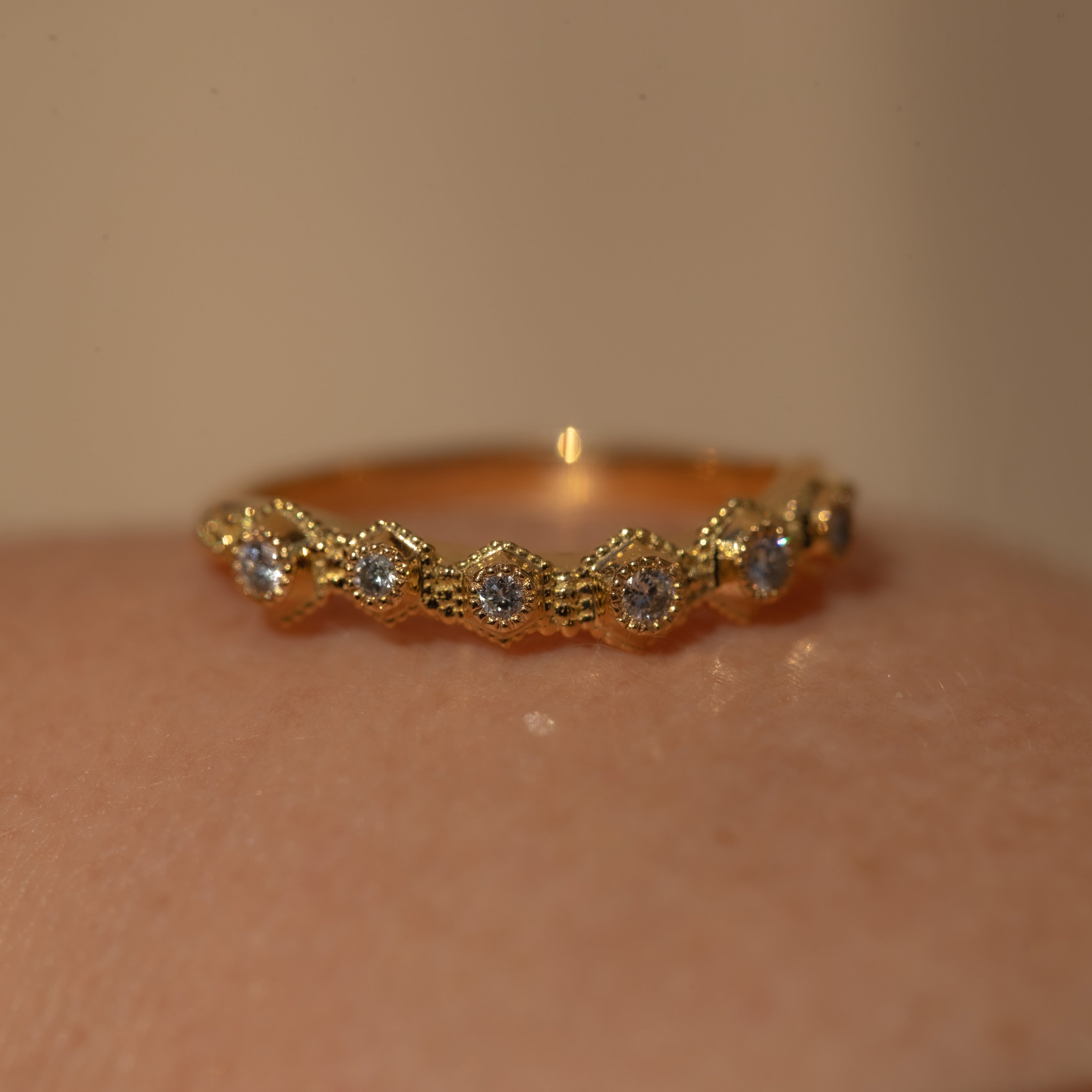 Stellar Band, Yellow Gold, Diamonds