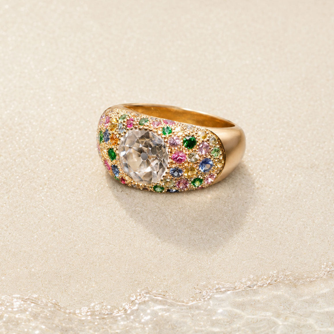 Bague Boule Cocktail, Or