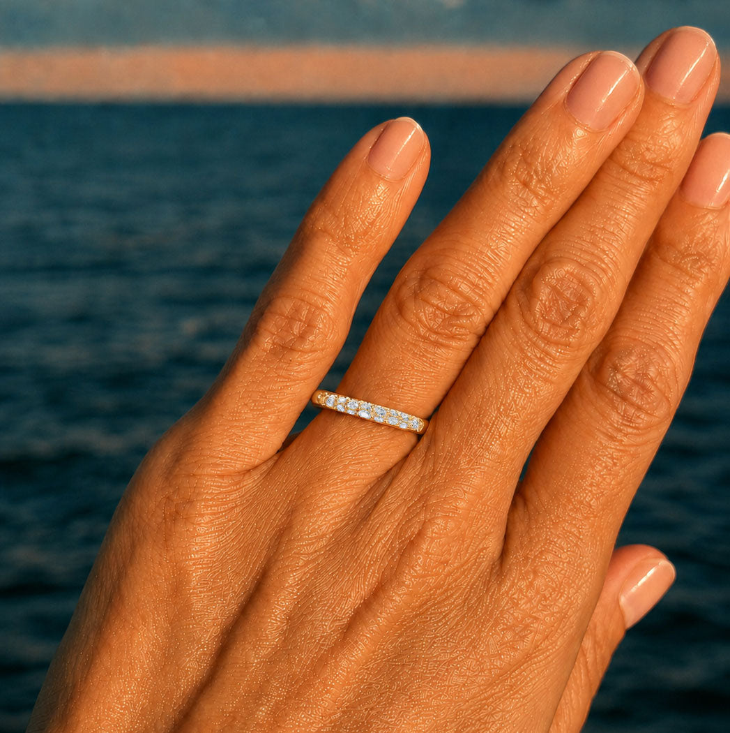 Cocktail Ring n°1, Gold, Diamonds