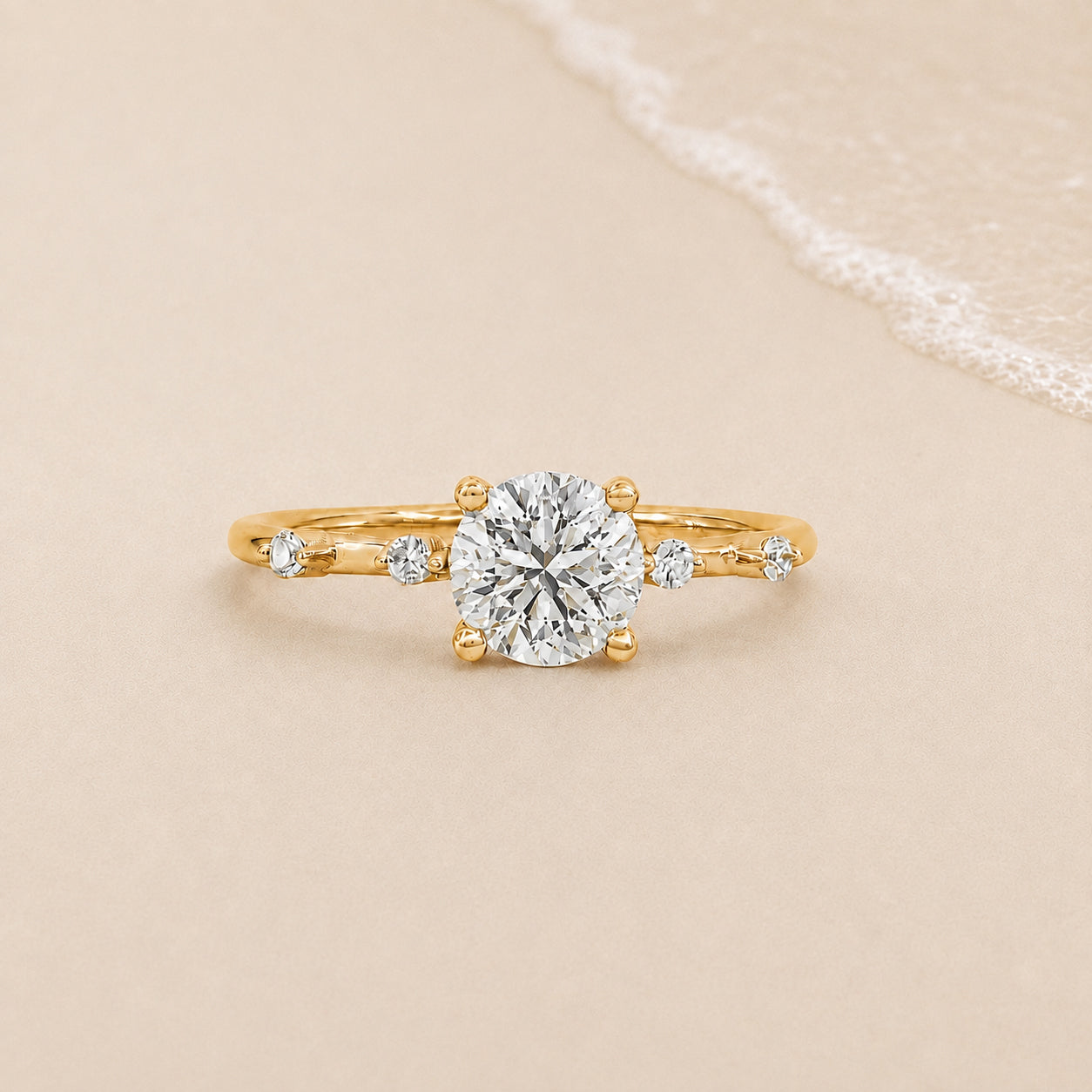 Marine, Diamants, Or