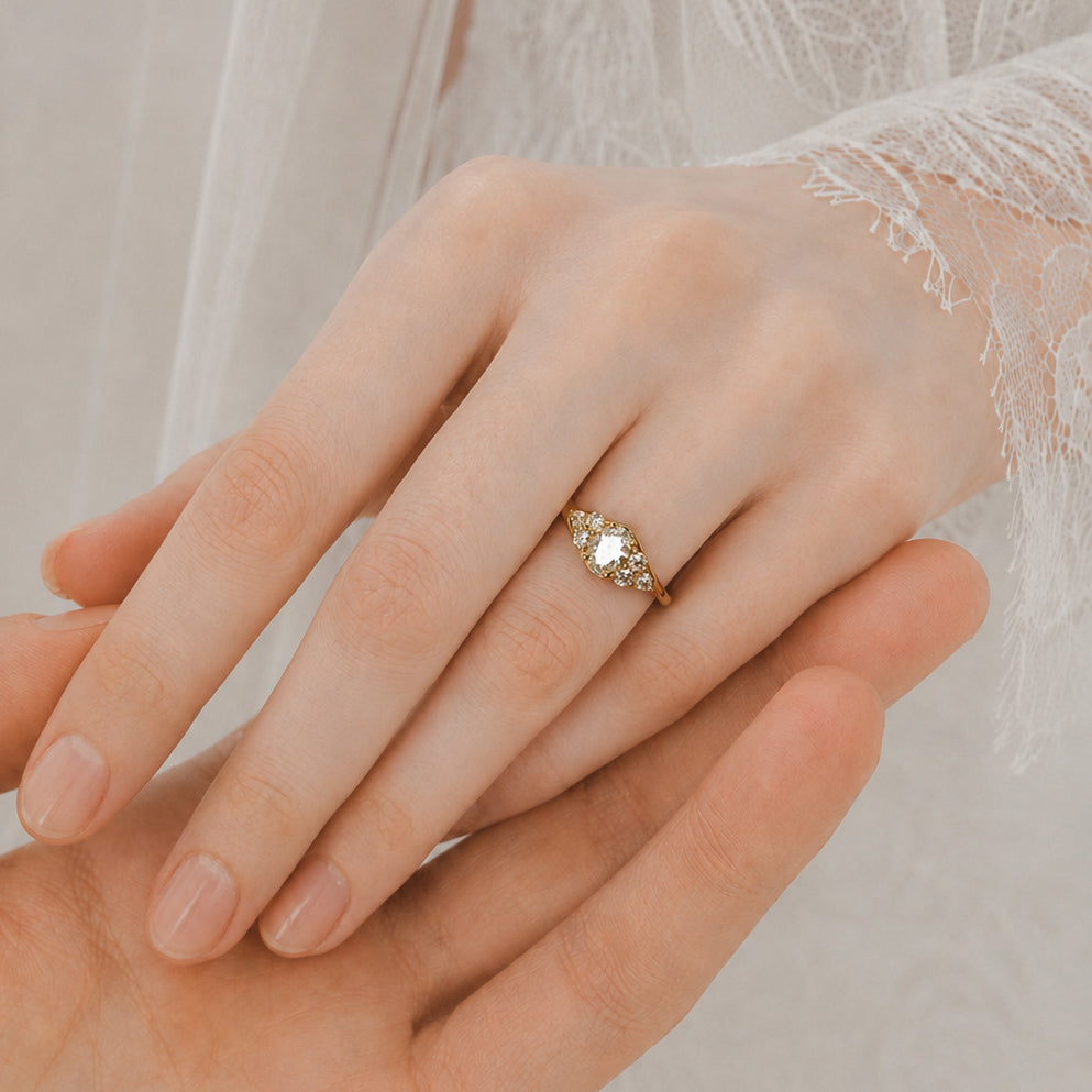 Stellar Marine Engagement Ring