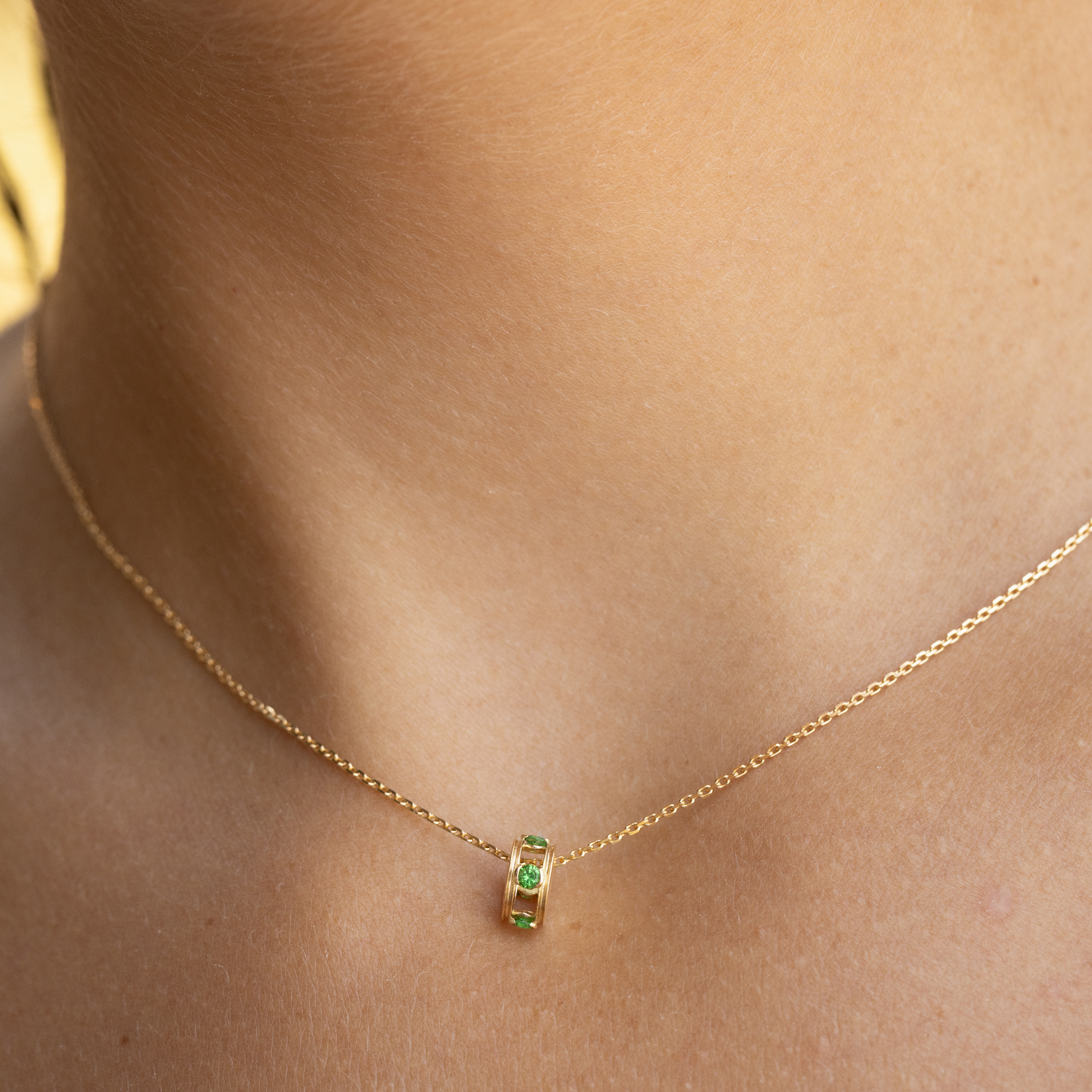 Collier “Gramme” aérien, Tsavorites