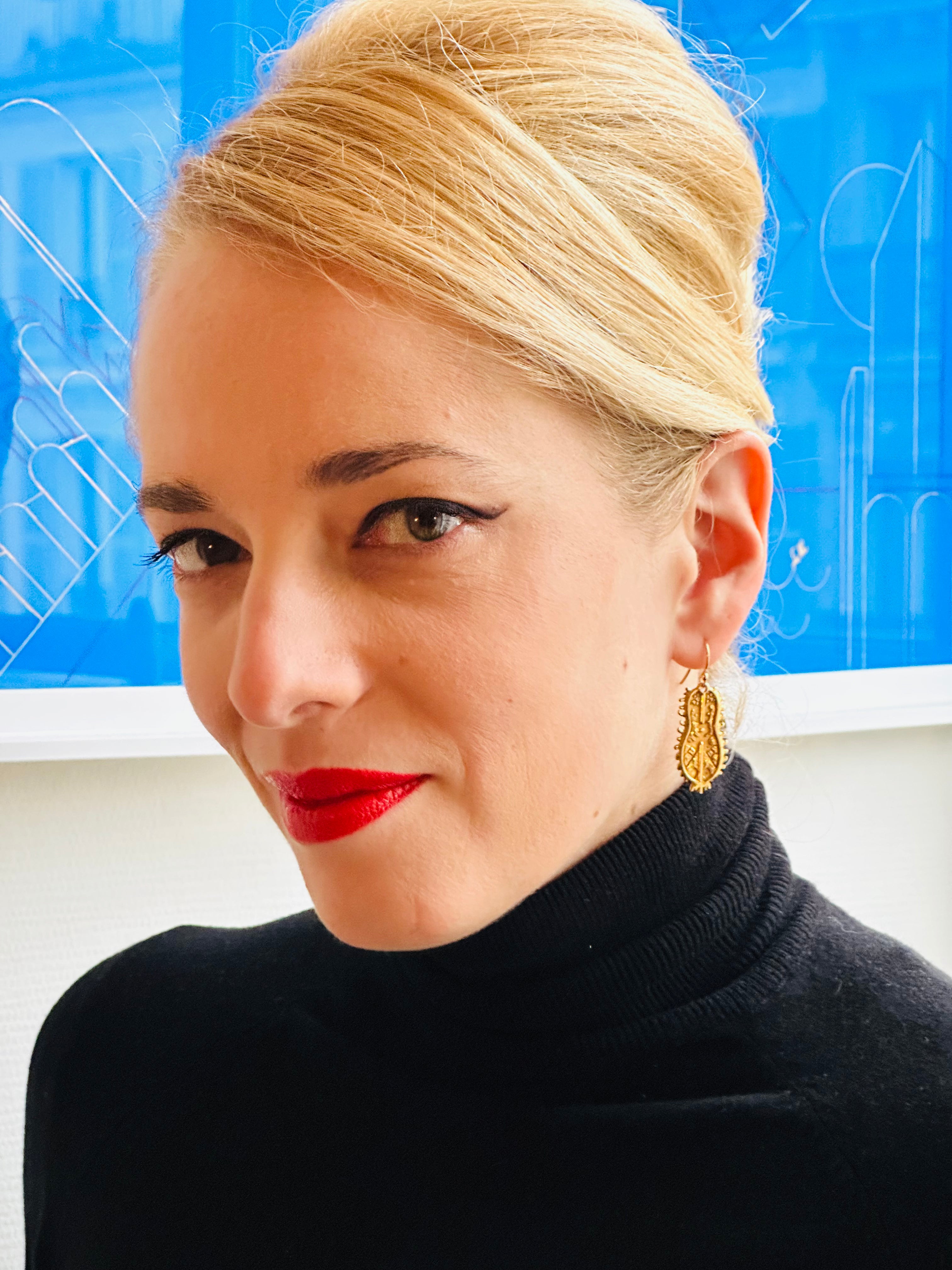Boucles “by Lucie Monin”, Argent Plaqué Or