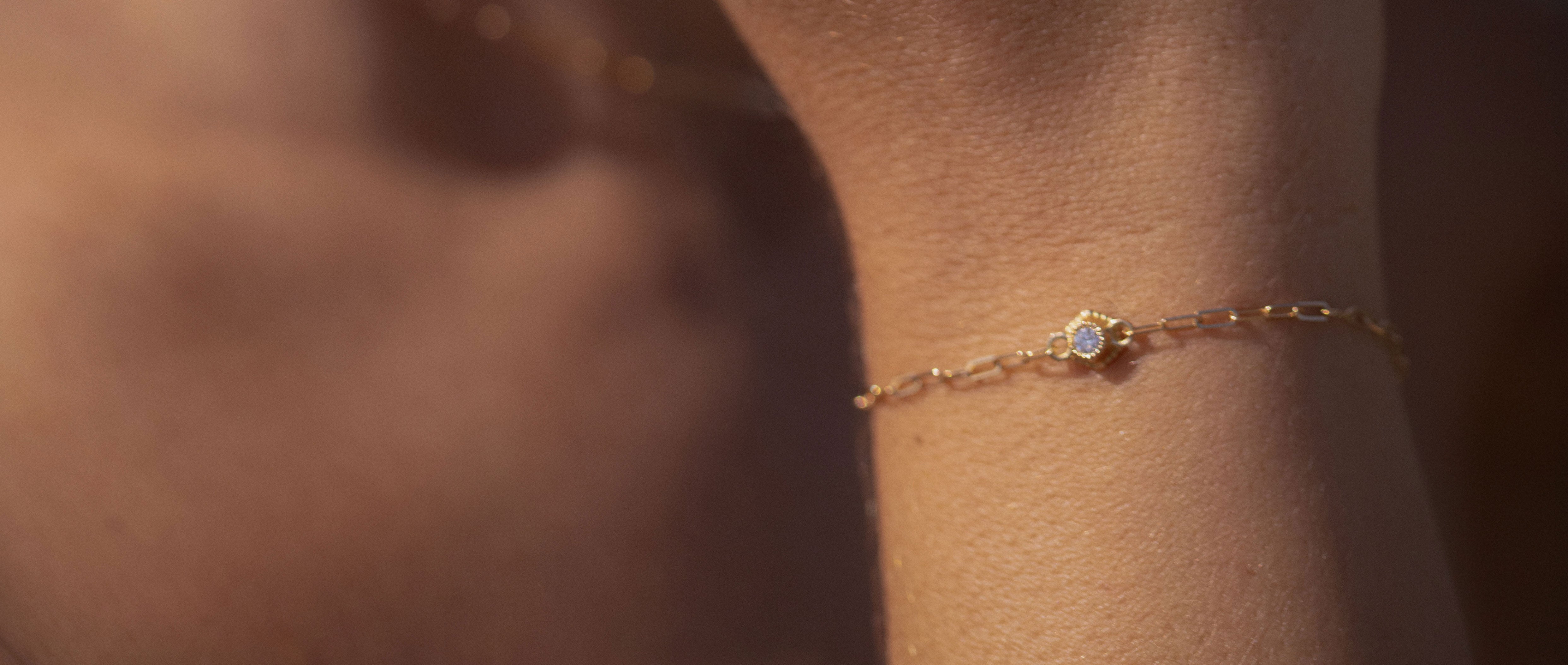 Les Diatomées Stellaires en or : Bracelets
