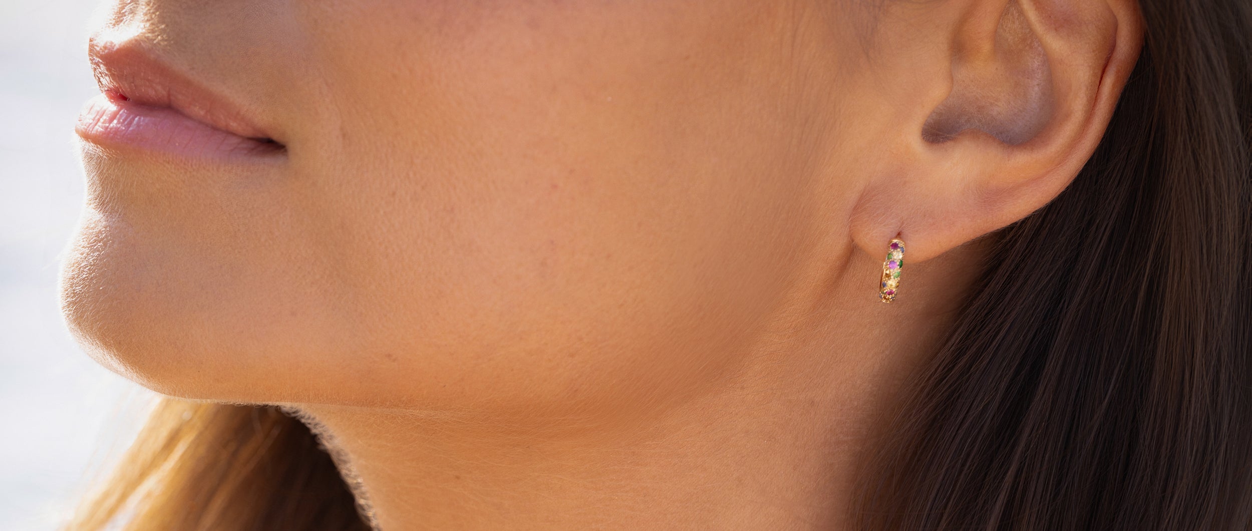 Les Diatomées Cocktail en or : Boucles d'oreilles