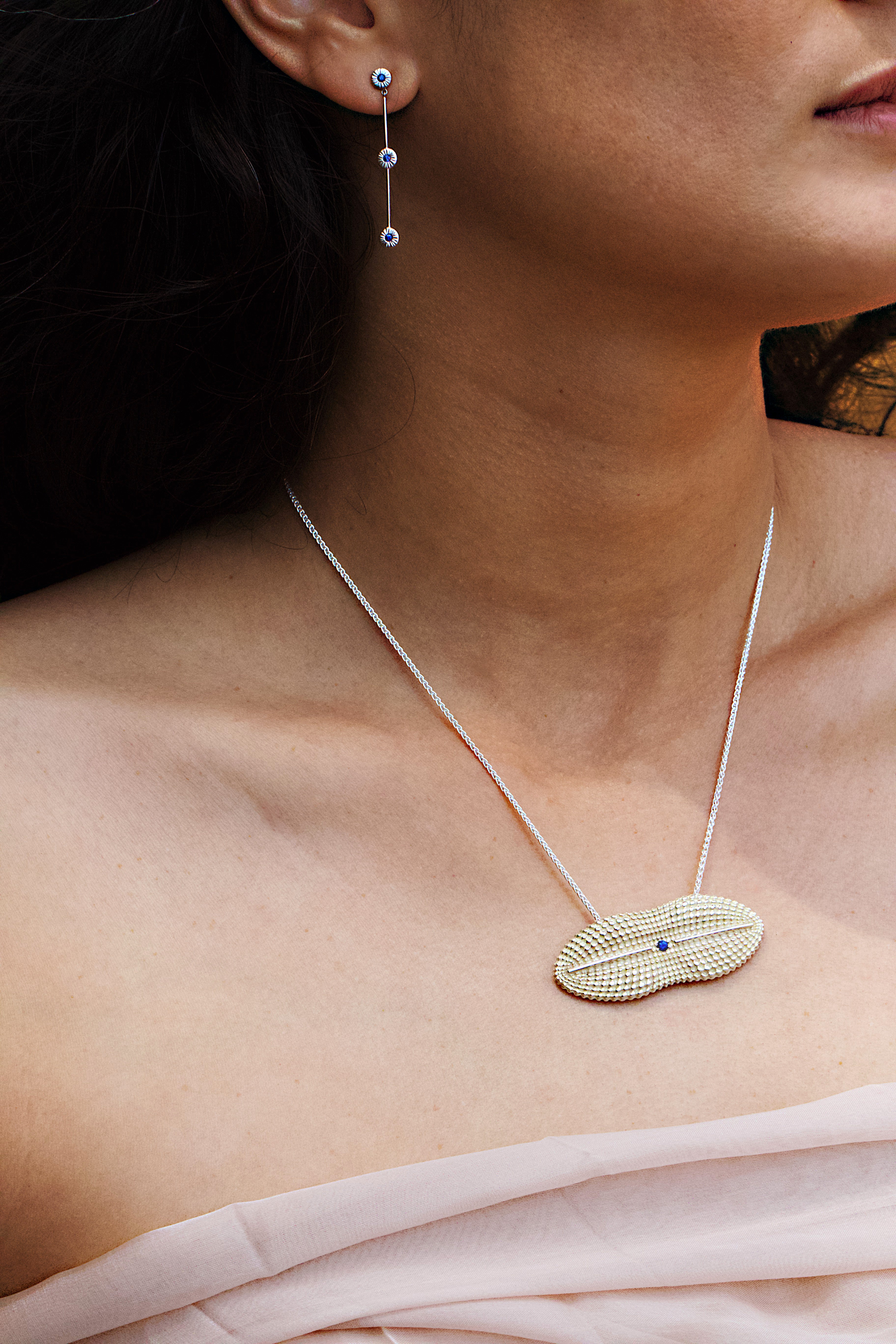 Collier “Diploneis”, Argent