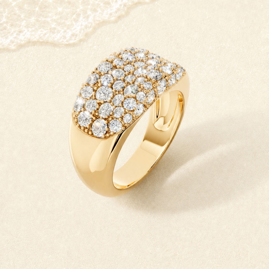 Bague Cocktail n°3, Or, Diamants