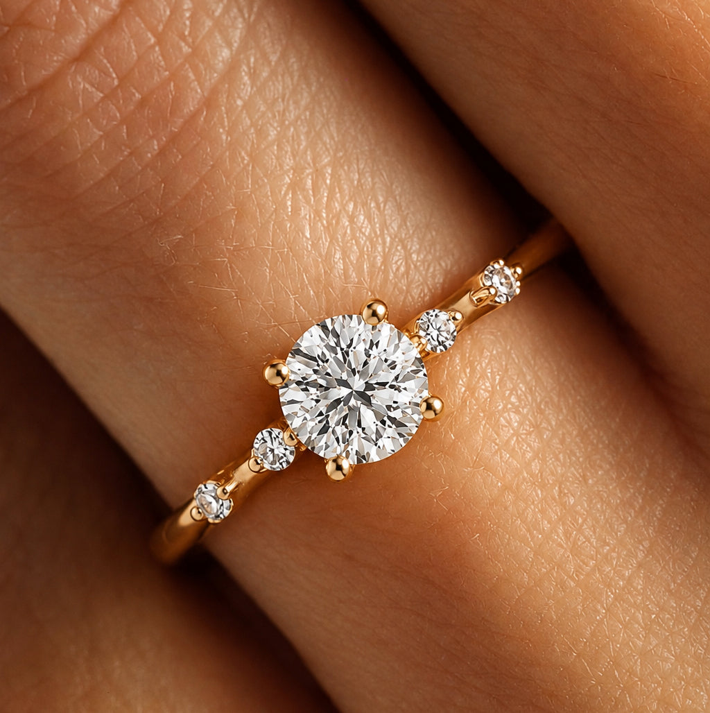 Marine, Diamants, Or