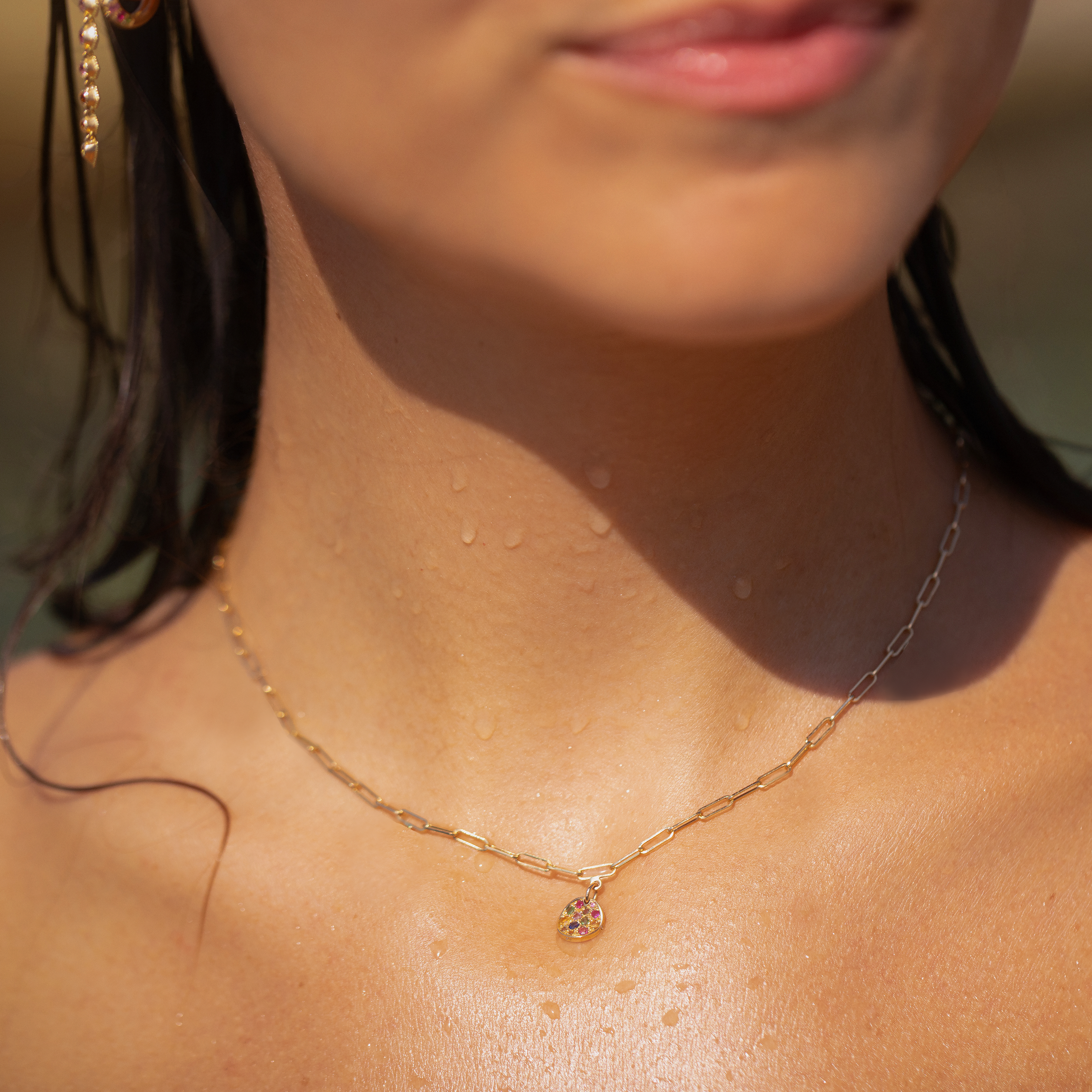 Cocktail of Gem Necklace