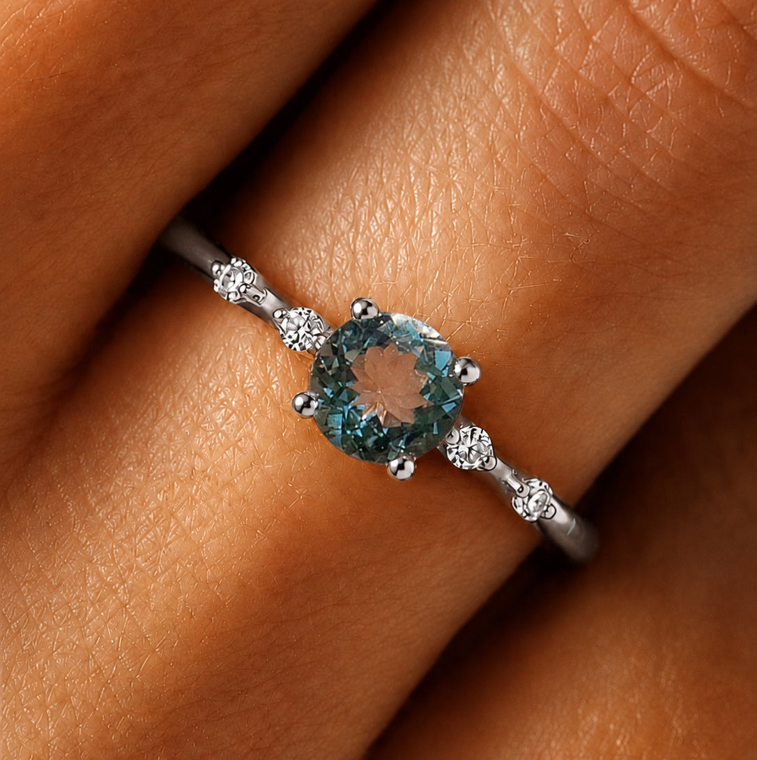Marine, Aigue-Marine, Diamant, Or