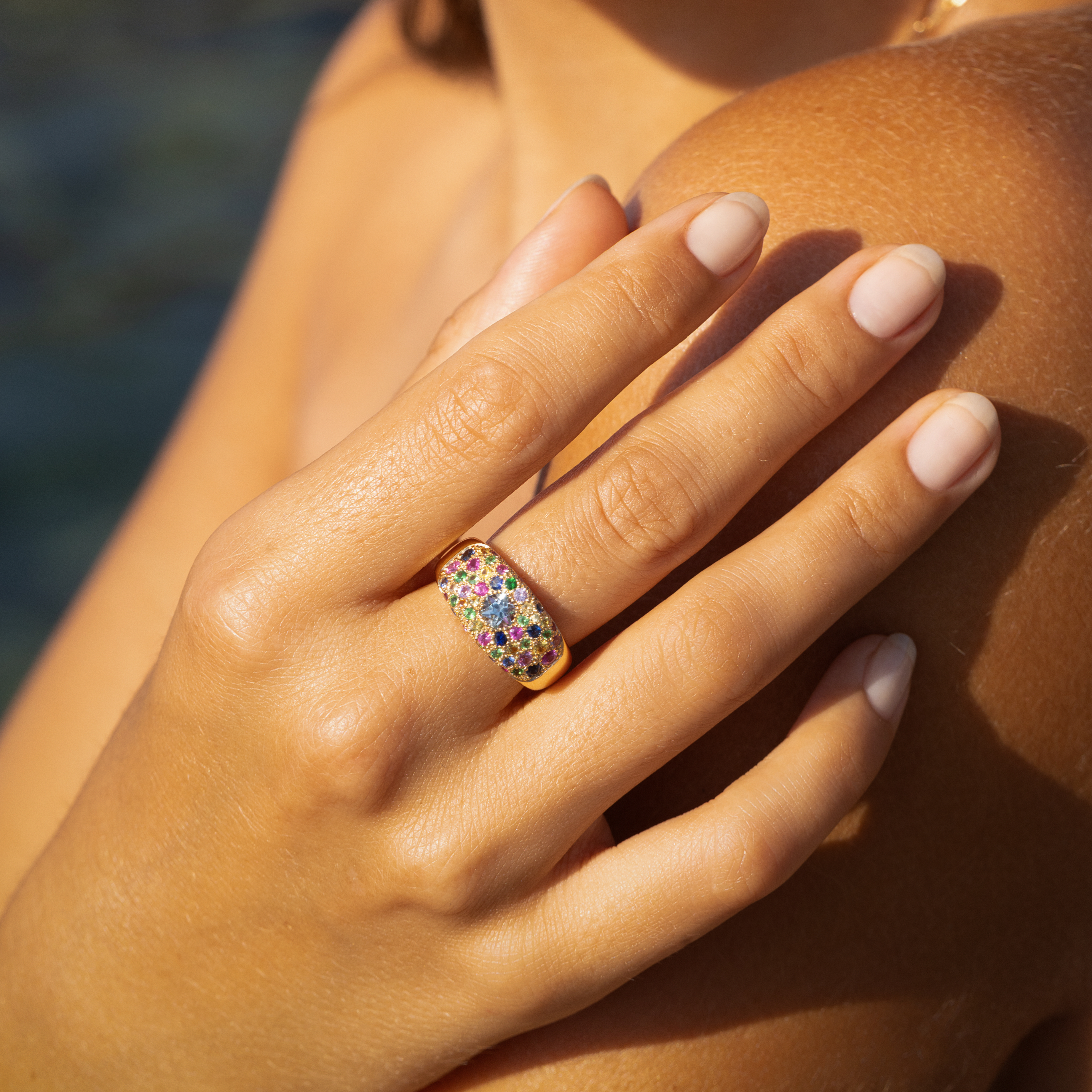 Bague Cocktail de Gemmes