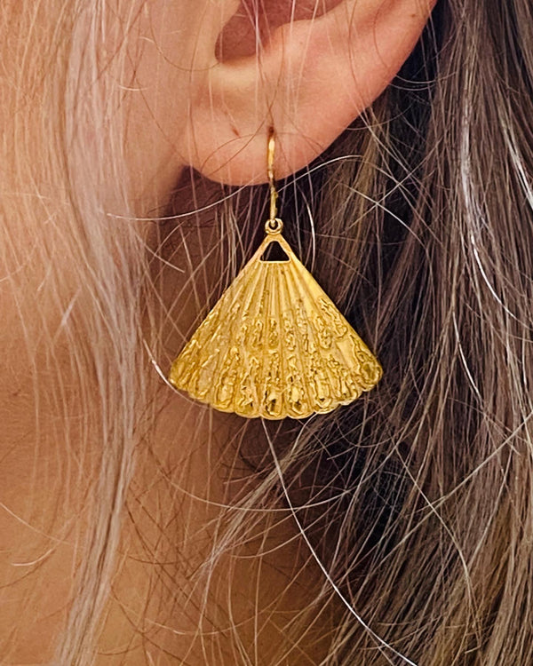 Boucles d'oreilles Licmophora Plaqué Or