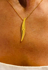 Collier Petit Littoral Plaqué Or