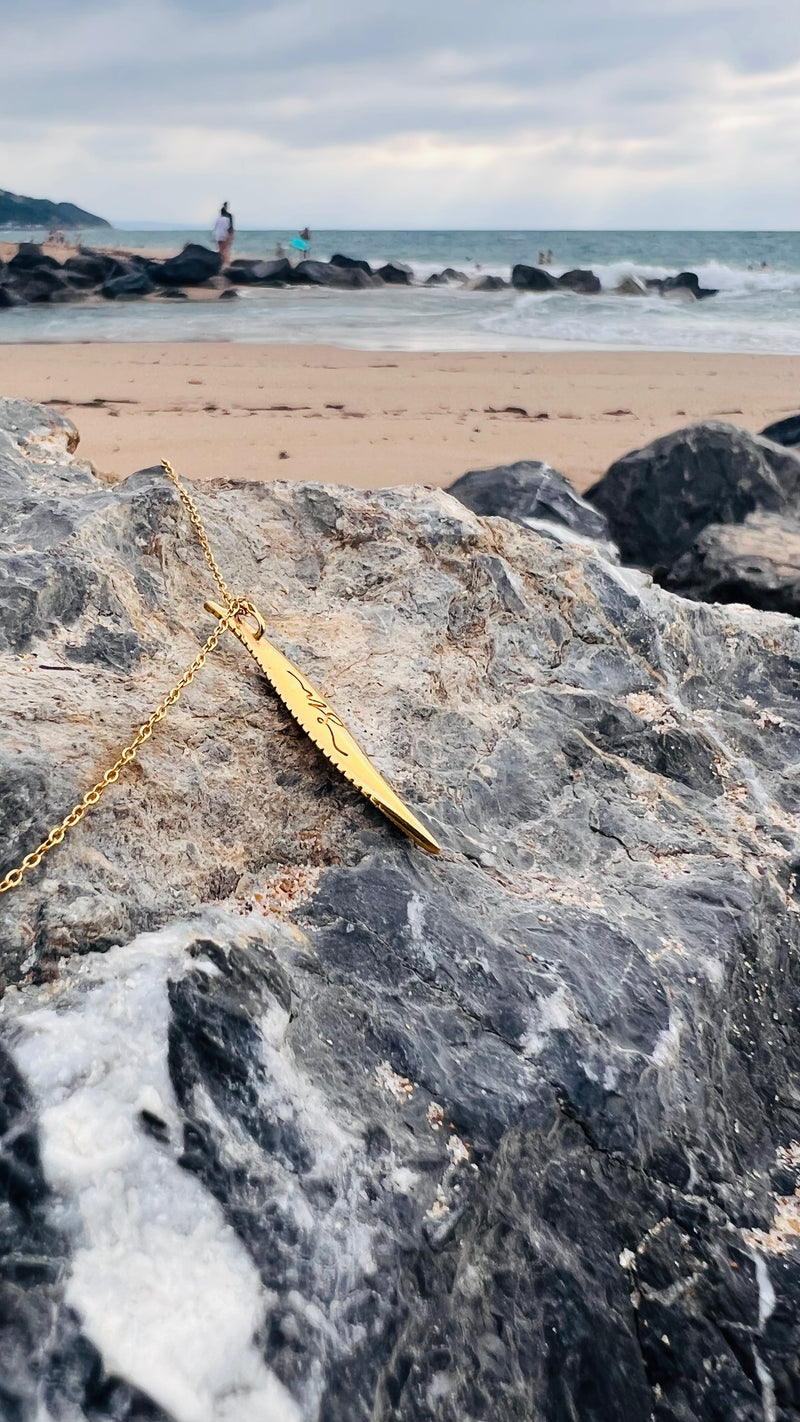 Collier Petit Littoral Plaqué Or