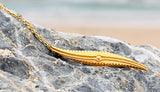 Collier Petit Littoral Plaqué Or